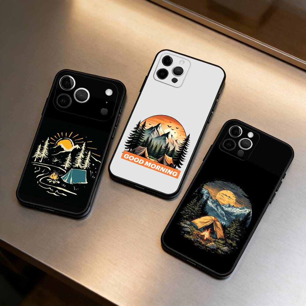 Funda para Teléfono N-Nature p - Outdoor Camping Quotes reseña y precio