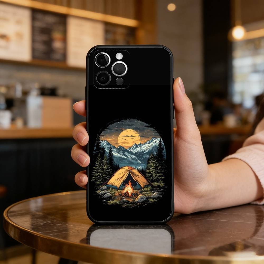 Funda para Teléfono N-Nature p - Outdoor Camping Quotes reseña y precio
