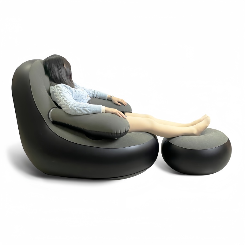 Sofá Inflable de PVC con Repos - Outdoor Camping Folding Chair reseña y precio