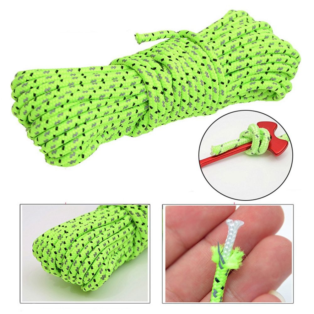 Cuerda reflectante para tienda - Outdoor Camping Extension Cord reseña y precio