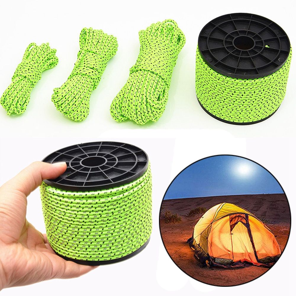 Cuerda reflectante para tienda - Outdoor Camping Extension Cord reseña y precio