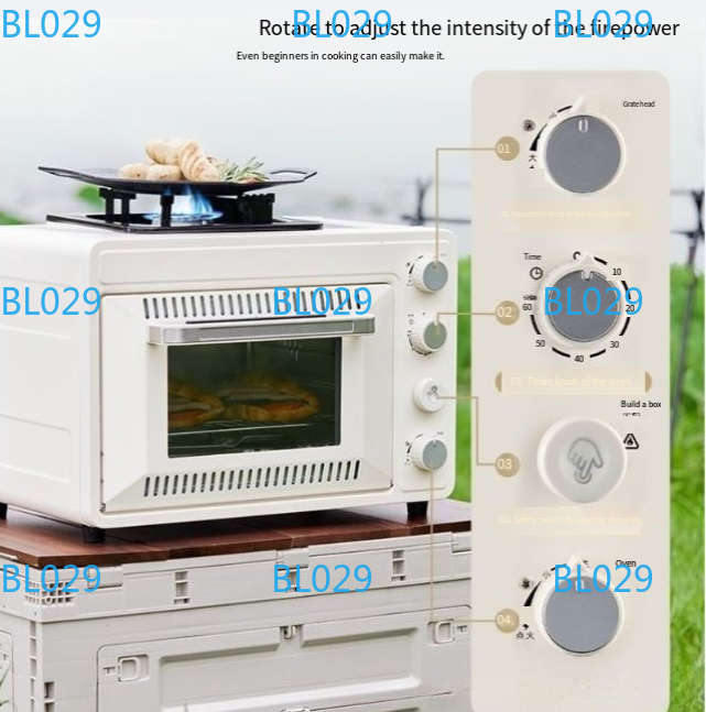 Horno portátil pequeño para ho - Outdoor Gas Camping Oven reseña y precio
