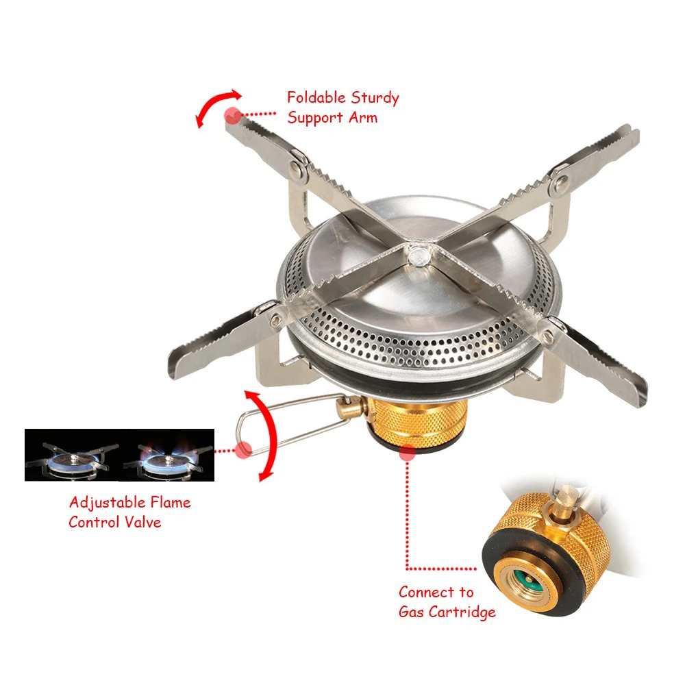 Estufa de Gas para acampar al  - Outdoor Gas Camping Oven reseña y precio