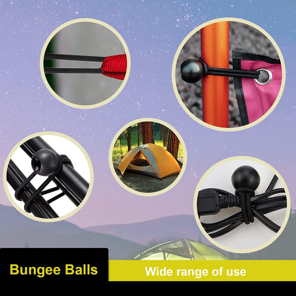 5/10/50/100 Uds. Bola elástica - Outdoor Camping Tarp reseña y precio