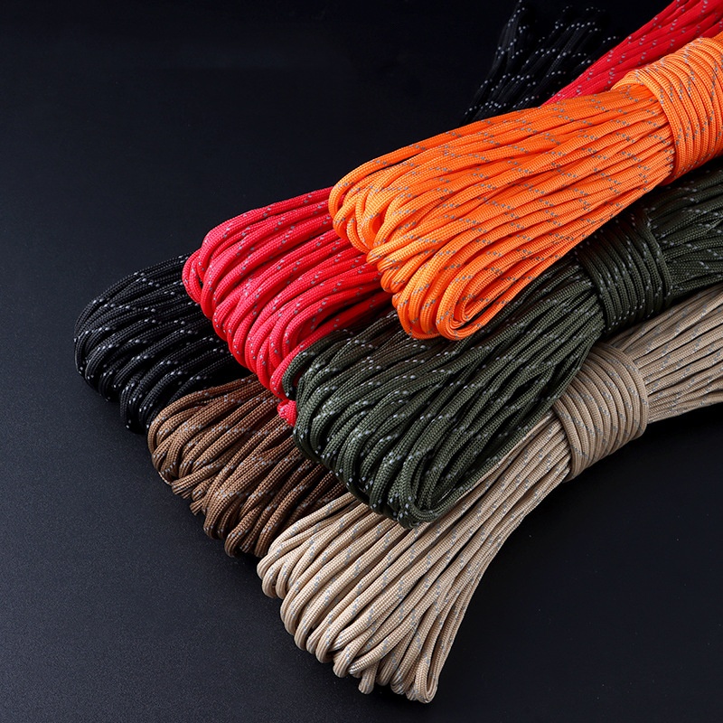 Paracord reflectante 550, cuer - Outdoor Camping Extension Cord reseña y precio