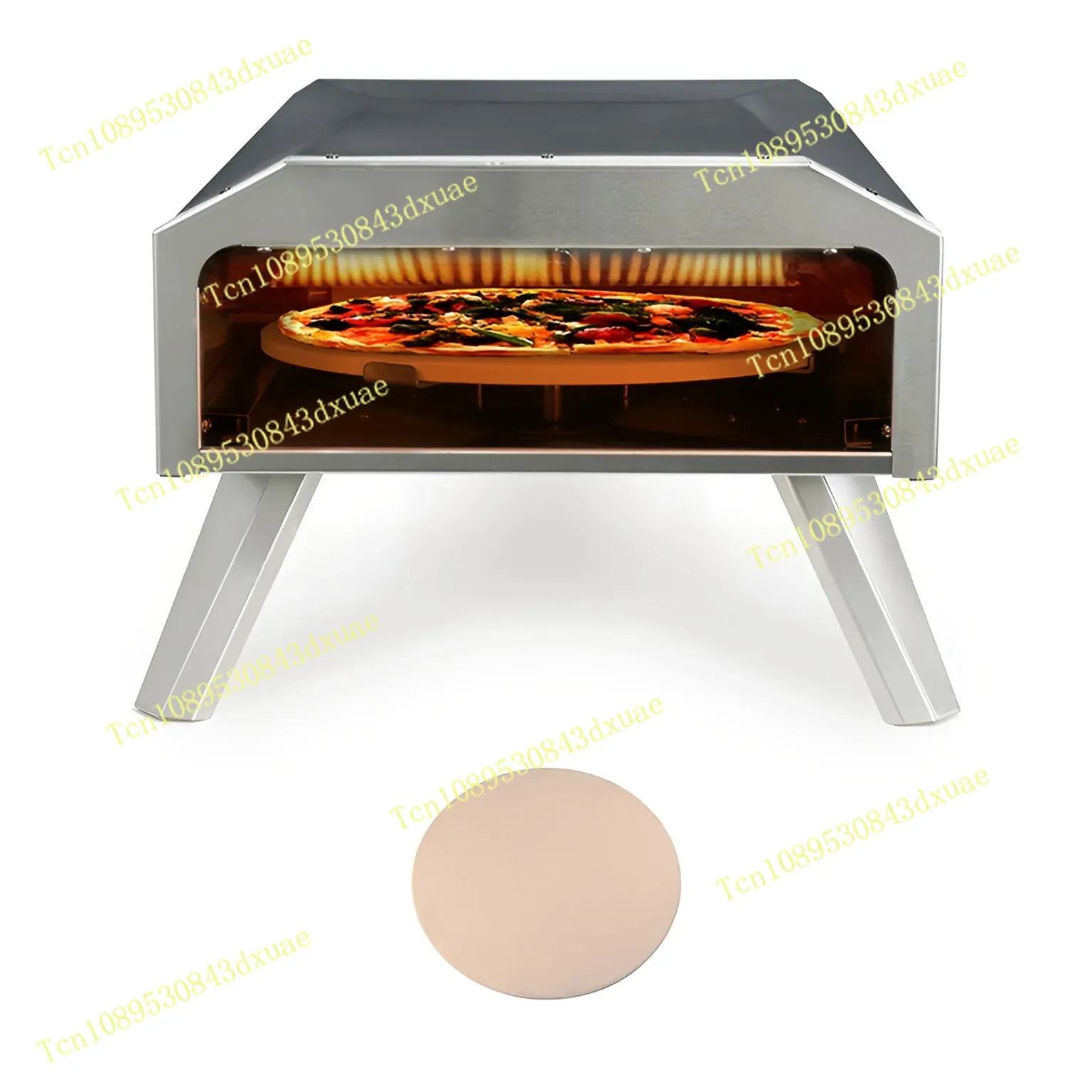 Horno de pizza a gas para acam - Outdoor Gas Camping Oven reseña y precio
