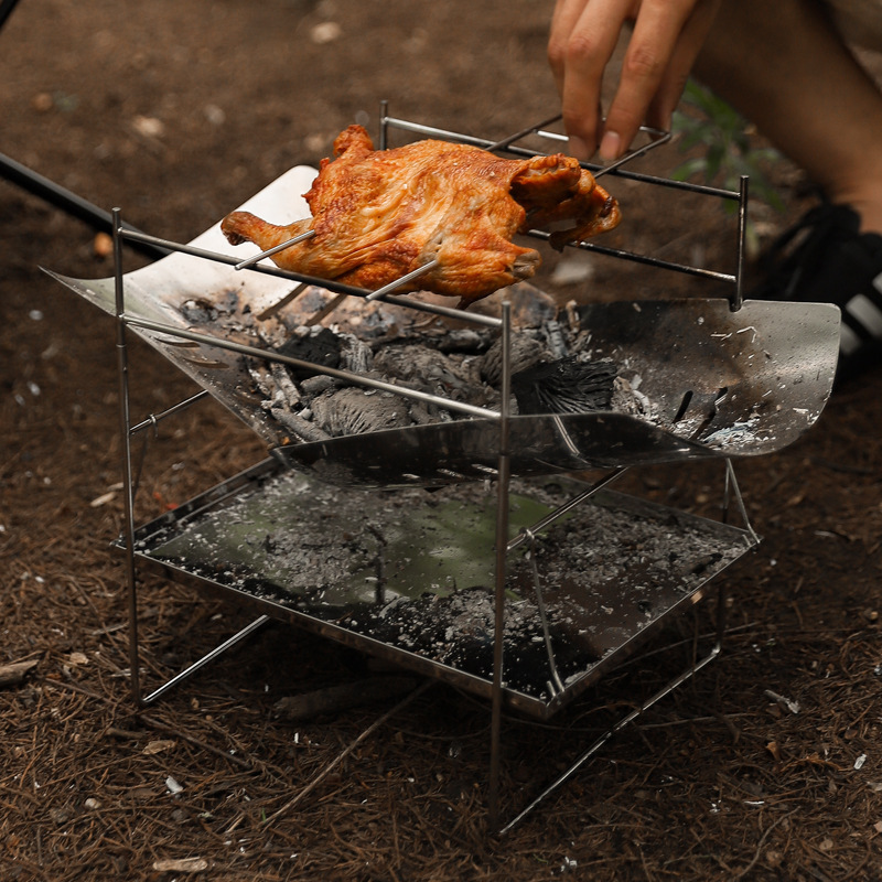 Estufa de leña para acampar, e - Outdoor Camping Wood Burning Stove reseña y precio